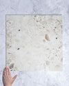 I Cocci Siciliani Bianco Italian Terrazzo Matt Porcelain Tile 604x604mm