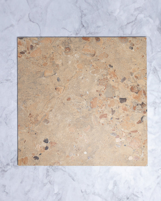 I Cocci Siciliani Naturale Italian Terrazzo Matt Porcelain Tile 604x604mm