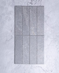 Arkiquartz Titanium Stone Look Italian Brick Subway Tile 75x300mm tile, view 2 - Tile Touch