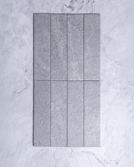 Arkiquartz Titanium Stone Look Italian Brick Subway Tile 75x300mm