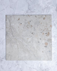 I Cocci Siciliani Grigio Italian Terrazzo Matt Porcelain Tile 604x604mm tile, view 2 - Tile Touch