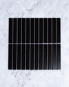 Kalana Kit Kat Finger Black Matt Mosaic Tile