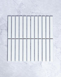 Kalana Kit Kat Finger Bone White Finger Mosaic Tile tile, view 2 - Tile Touch