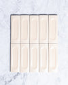 Kent Italian Matt Tile Bone White 50x100mm 3D