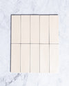 Kent Italian Matt Tile Bone White 50x100mm