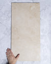 Kippax Beige Travertine Look Porcelain Tile 300x600