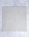 Kronos White Matt Travertine Look Porcelain Tile 600x600mm