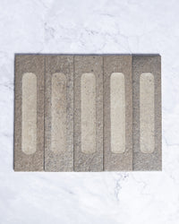 London Mini Bricks Italian Porcelain Tile 60x240mm Moss Green Décor tile, view 2 - Tile Touch