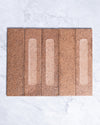 London Mini Bricks Italian Porcelain Tile 60x240mm Rose