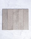 London Mini Bricks Italian Porcelain Tile 60x240mm Smoke