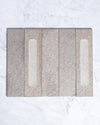 London Mini Bricks Italian Porcelain Tile 60x240mm Smoke Décor