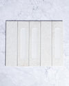 London Mini Bricks Italian Porcelain Tile 60x240mm White