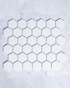 Lucas Small White Matt Hexagon Mosaic