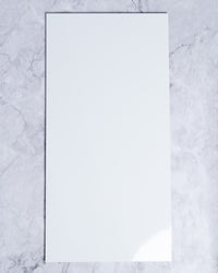 Lyons Pure White Ceramic Wall Tiles Gloss 300x600mm tile, view 2 - Tile Touch