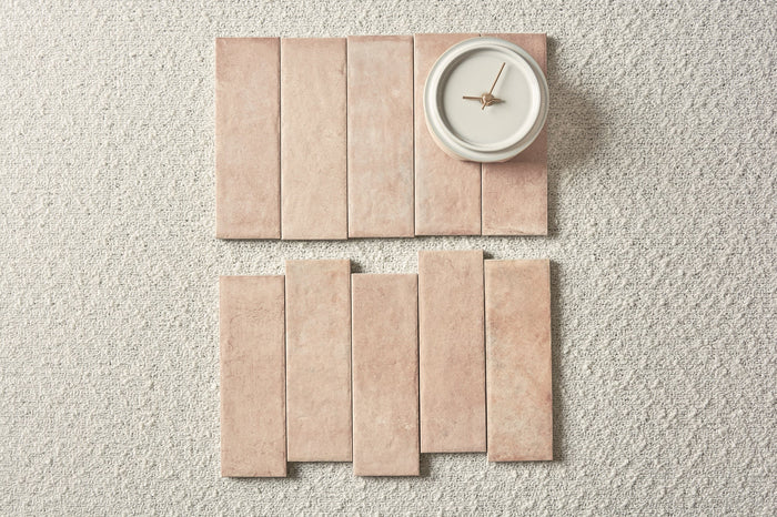 Petite Rosa 64x200mm tile, view 1 - Tile Touch