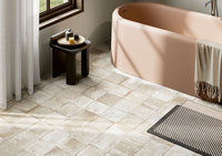 Petite Avorio 200x200mm tile, view 3 - Tile Touch