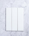 Polar White Gloss Subway Tile 75 x 300mm