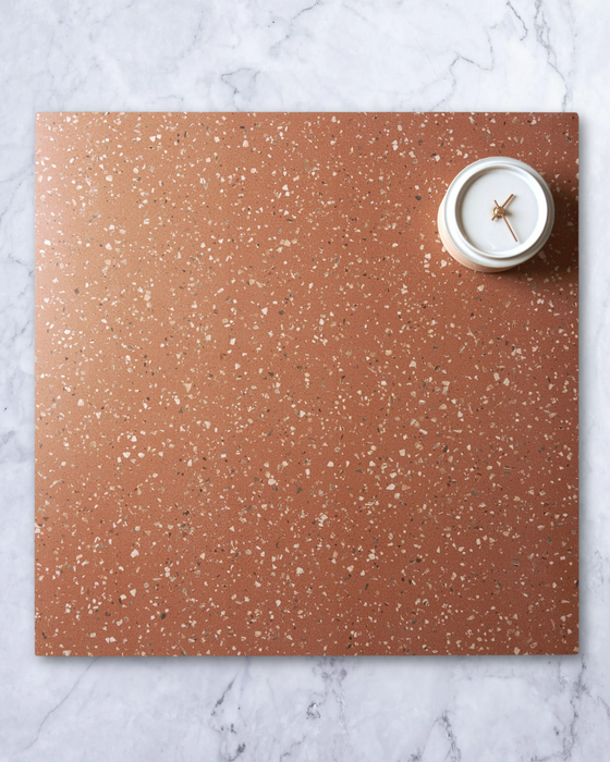 Pols Copper Spanish Terrazzo Look Tile 600x600mm