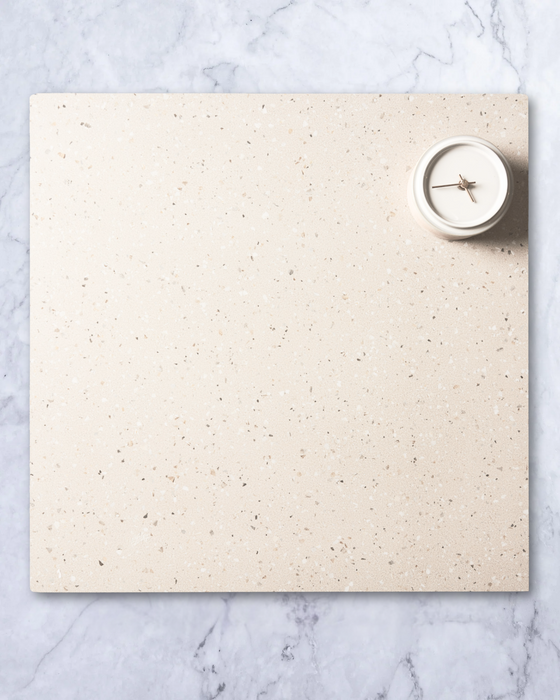 Pols Sand Spanish Terrazzo Look Tile 600x600mm