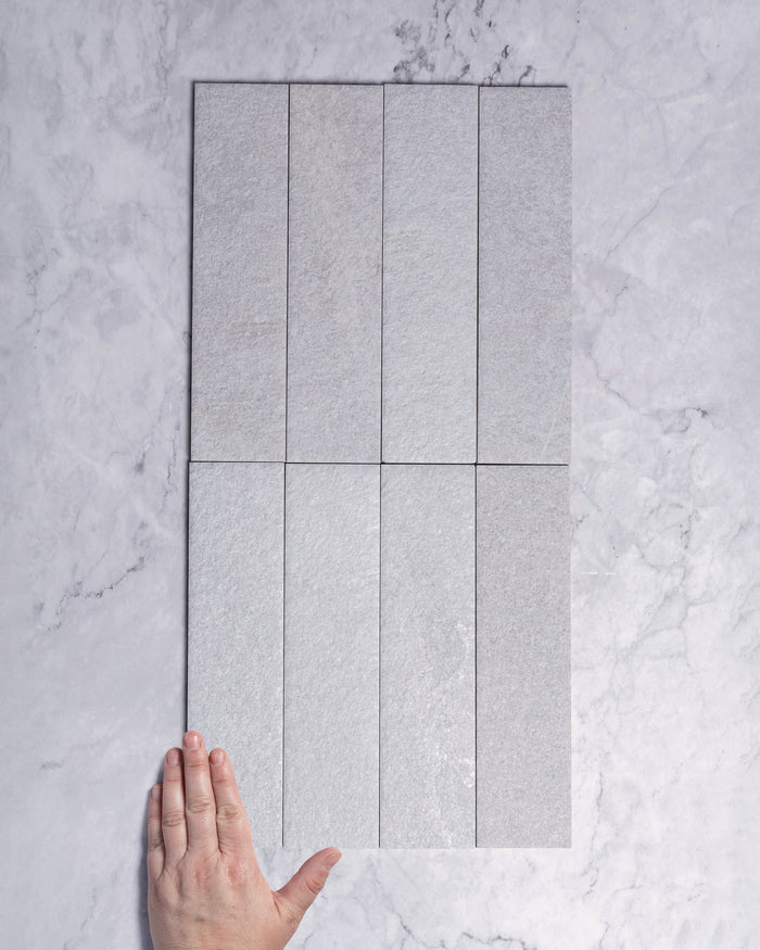 Arkiquartz Pumice Stone Look Italian Brick Subway Tile 75x300mm tile, view 1 - Tile Touch