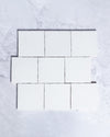 Rabat Cloudy White Zellige Look Spanish Ceramic Tile 100x100mm