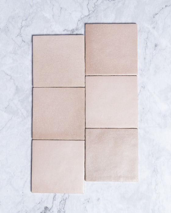 Rimtou Dusty Pink Matt Tile 132x132mm