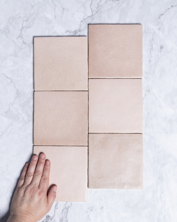 Rimtou Dusty Pink Matt Tile 132x132mm
