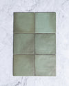 Rimtou Olive Green Matt Tile 132x132mm