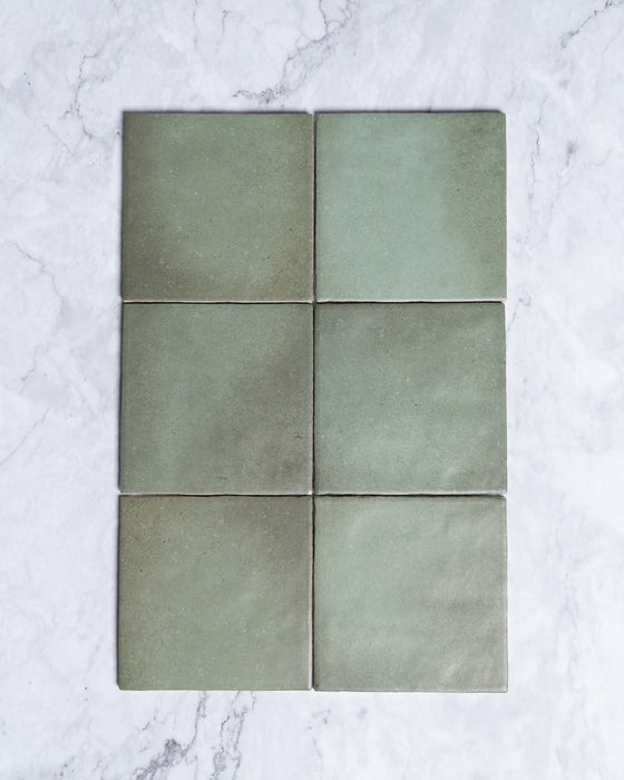 Rimtou Olive Green Matt Tile 132x132mm