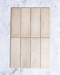 Rimtou Sand Subway Matt Tile 65x200mm tile, view 2 - Tile Touch