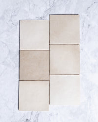 Rimtou Sand Matt Tile 132x132mm tile, view 2 - Tile Touch