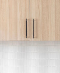 Roseby Plain White Matt Kit Kat Finger Mosaic Tile tile, view 7 - Tile Touch