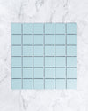 Bridges Sky Blue Unglazed Full Body Porcelain Square Mosaic Tile 48 x 48mm