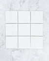 Vasta Plain White Gloss Square Mosaic