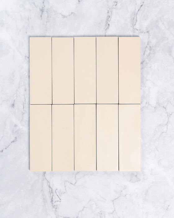 Kent Italian Matt Tile Soft Pink 50x150mm