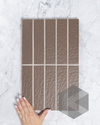 Sabi Coffee Japanese Handcrafted Rectangle Mosaic Matt 45x195mm Front First