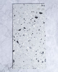 Springfield Silver Grey Terrazzo Look Porcelain Tile 300 x 600mm