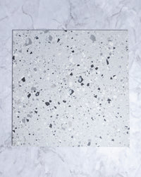 Springfield Silver Terrazzo Look Porcelain Tile 600 x 600mm tile, view 2 - Tile Touch