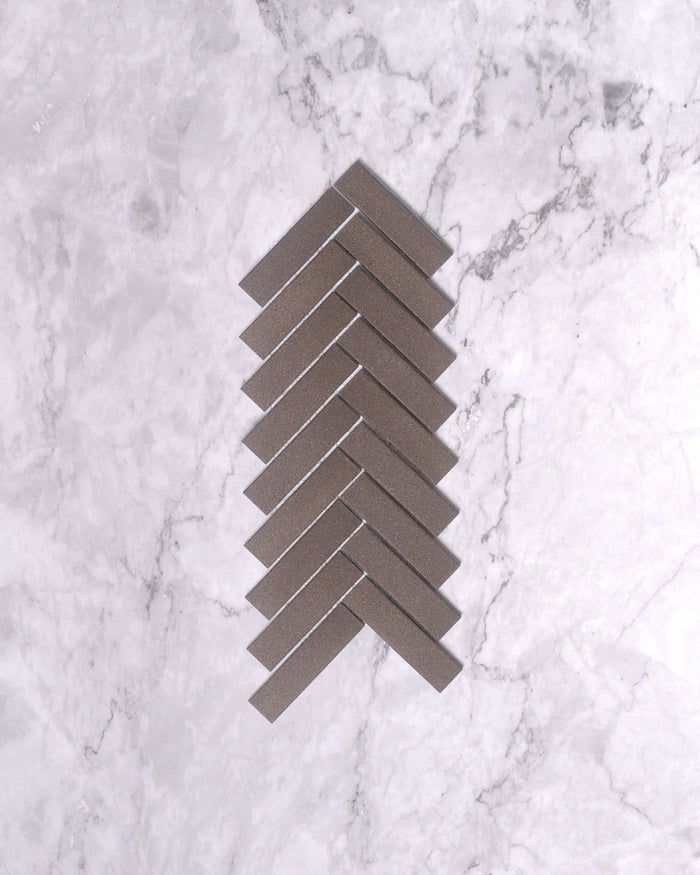 Sugiaya SMDR-5 Brown 3D Japanese Mosaic Tile