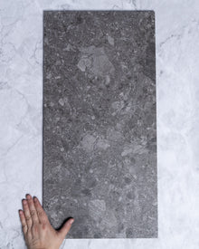  Tivoli Charcoal Ceppo Di Gre Stone Look Porcelain Tile 300 x 600mm