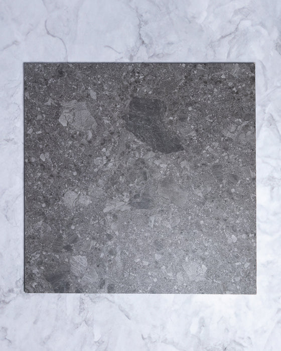 Tivoli Charcoal Ceppo Di Gre Stone Look Porcelain Tile External GRIP Finish 600 x 600mm