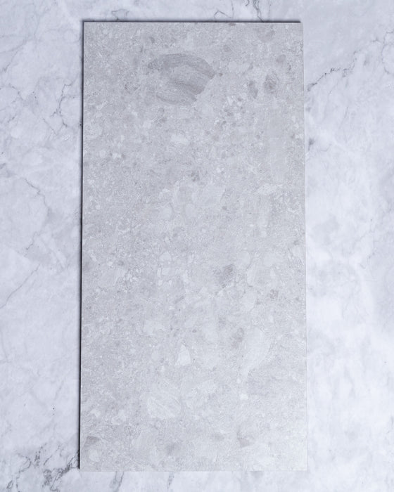 Tivoli Light Grey Ceppo Di Gre Stone Look Porcelain Tile 300 x 600mm