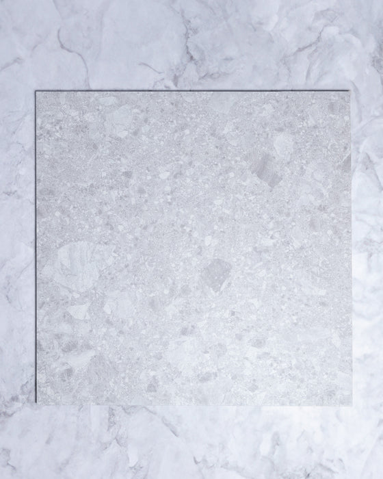 Tivoli Light Grey Ceppo Di Gre Stone Look Porcelain Tile Matt 600 x 600mm
