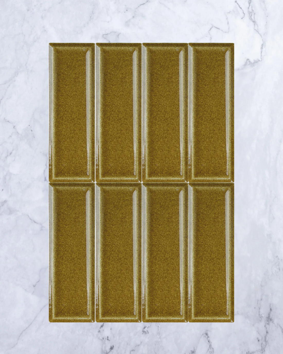 Yuki Bevelled Alpi Dark 50x150mm tile - Tile Touch