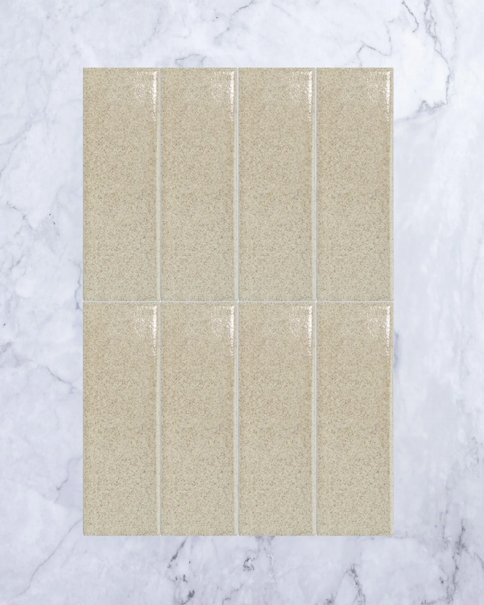 Yuki Sparkle Medium Longbrick 50x150mm tile - Tile Touch
