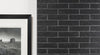 Ellerston Black Rustic Brick Look Tile 60 x 250mm