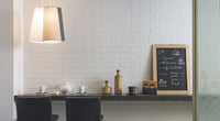 Ellerston White Rustic Brick Look Tile 60 x 250mm tile, view 6 - Tile Touch