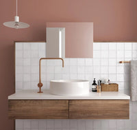 Exville White Gloss Spanish Tile 100x100mm tile, view 3 - Tile Touch