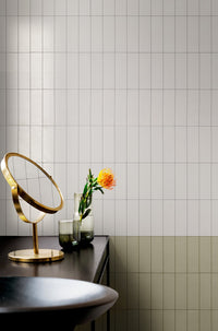 Kent Italian Matt Tile Sage Green 50x150mm tile, view 5 - Tile Touch