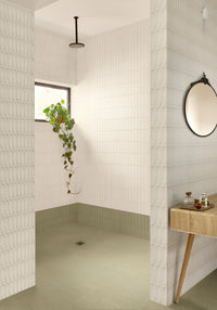 Kent Italian Matt Tile Sage Green 50x150mm tile, view 4 - Tile Touch